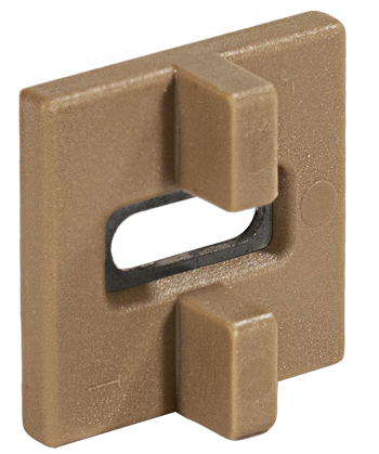 Sujetador para madera DeckWise® Extreme S™ color madera: vista posterior